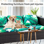 8 Pcs Stretch Patio Cushion Covers, Outdoor Couch Covers Replacement, Outdoor - Image 6