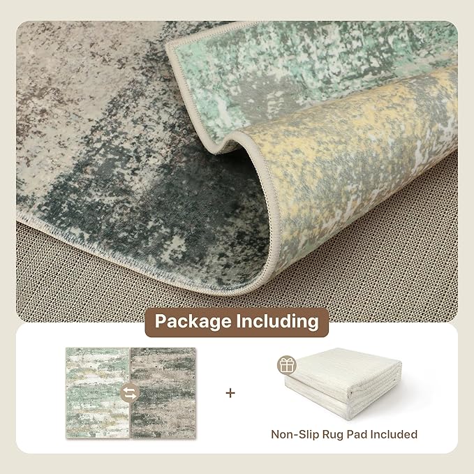 BEIMO Reversible 6x9 Area Rugs for Living Room, Modern Abstract Dual-Sided - Image 4