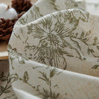 jinchan Linen Blend Floral Curtains - Image 9