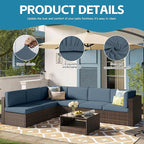 14Pcs Outdoor Cushion Covers, Patio Cushion Covers, Stretch Elastic Slipcovers - Image 3