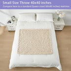 Bigacogo Chunky Knit Throw Blanket - Image 5