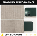 MIULEE 100% Blackout Linen Curtains - Image 7