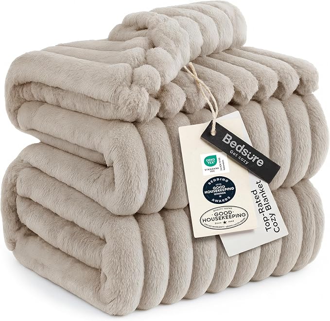 Bedsure GentleSoft California King Size Blanket by BEDSURE