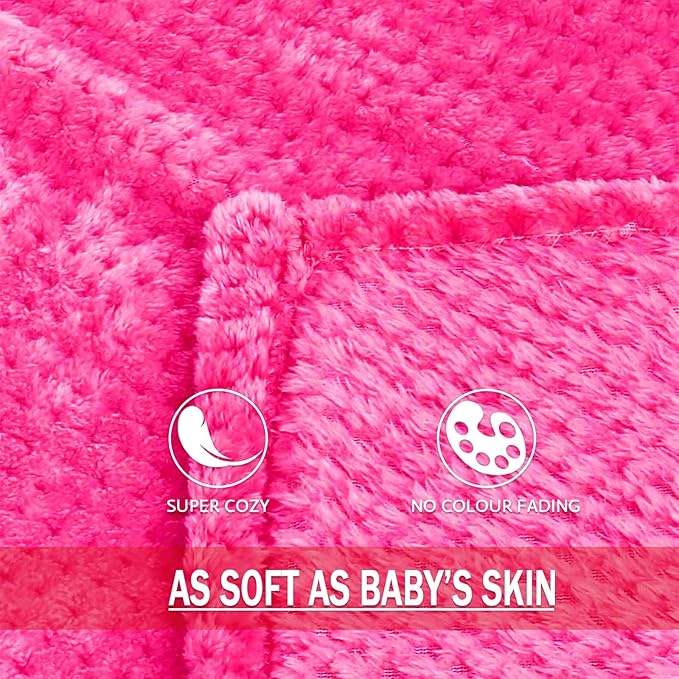 Exclusivo Mezcla Fleece Bed Blanket Queen Size, Super Soft and Warm Blankets - Image 8