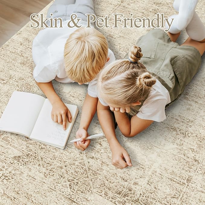 Soalmost Washable Area Rug 8x10, Large Soft Rugs - Image 5
