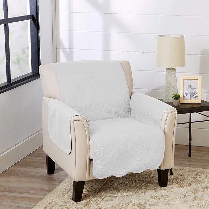 Great Bay Home Reversible Chair Cover by GreatBayHome