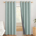 NICETOWN 100% Absolutely Blackout Linen Curtains by NICETOWN