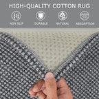 KOZYFLY Washable Area Rug 5x7 ft Rubber Backed Non Slip Rugs - Image 6