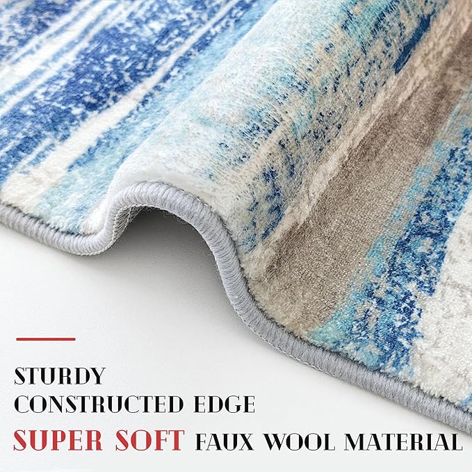 Lansny Modern Abstract Runner Rug 3x16 - Image 4