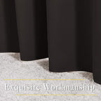 NICETOWN Toffee Brown Short Window Curtains - Image 6
