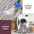 Washable Rugs 8x10 Area Rugs for Living Room- Modern Abstract Rugs for Bedroom - Image 3