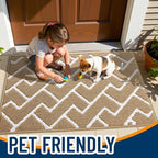OLANLY Front Door Mat, Non-Slip Rubber Backing, Dirt Resistant and Absorbent - Image 6