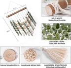 GIAUMA Artificial Hanging Eucalyptus Wall Decor for Bathroom Sage Green