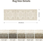 2x6 Hallway Washable Runner Rug - Image 2