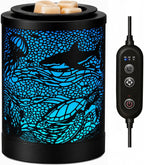 Wax Warmer, Wax Melt Warmer with 7-Color LED Night Light & 2/4/8H Timer