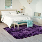 Goideal Fluffy Rug for Bedroom Living Room, 5x7 Purple Area Rugs, Faux Fur Shag - Image 3