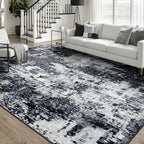 Washable Area Rugs 6'x9' Non-Slip Modern Abstract Soft by RELEANY