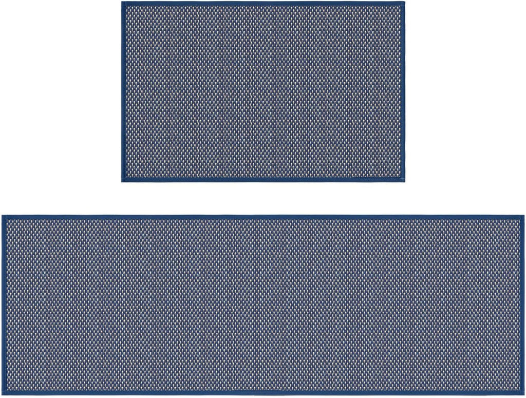 Artoid Mode Non-Slip Kitchen Rugs and Mats Set of 2-24x35 + 24x60