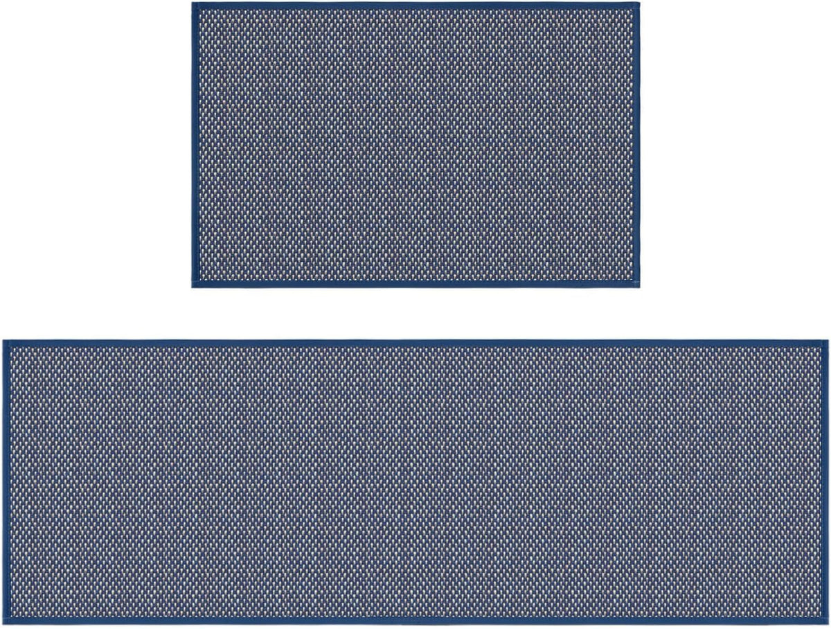 Artoid Mode Non-Slip Kitchen Rugs and Mats Set of 2-24x35 + 24x60