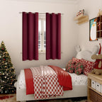 BGment Christmas Red Blackout Curtains - Image 2