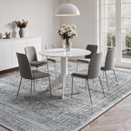 Lofus 6x9 Area Rug for Living Room, Soft Neutral Carpets for Bedroom Dining - Image 3