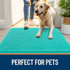OLANLY Dog Door Mat for Muddy Paws 47x20, Absorbs Moisture and Dirt, Absorbent - Image 6