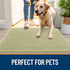 OLANLY Dog Door Mat for Muddy Paws 70x35, Absorbs Moisture and Dirt, Absorbent - Image 6