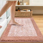 Bathroom Rugs 30x20 Non Slip Washable, Soft Absorbent Quick Dry Mats - Image 2