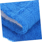 Beavorty 2Pcs Reusable Coral Fleece Mop Pads Durable Floor Mop Head Replacement for Home and Commercial Cleaning Machine Washable Cleaning Mop Cover for Hardwood and Tile Surfaces