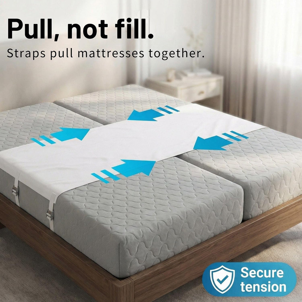 Briliantwerk Twin to King Bed Converter | Smart Bed Bridge | No Slipping