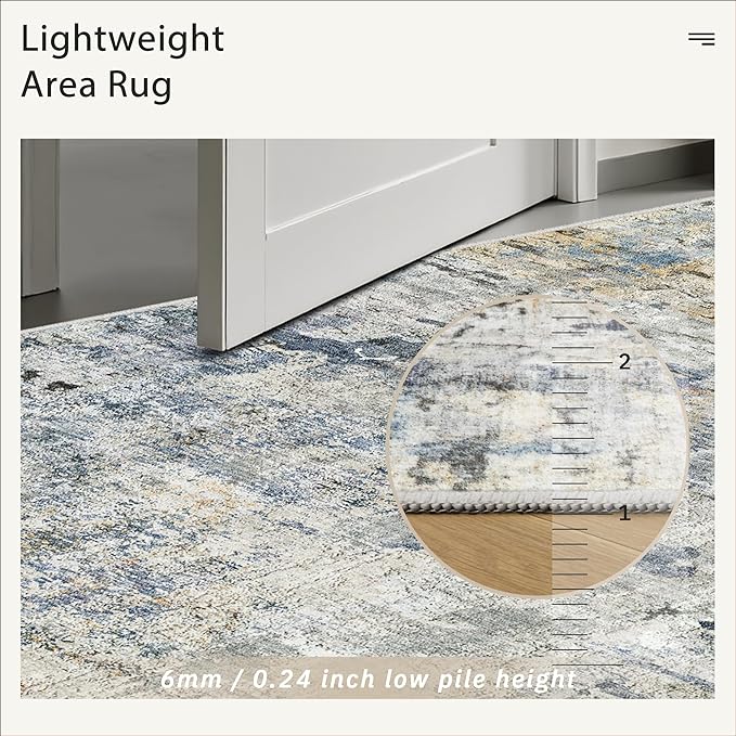Soalmost 6x9 Abstract Area Rugs - Image 7