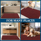 OLANLY Dog Door Mat for Muddy Paws 59x32, Absorbs Moisture and Dirt, Absorbent - Image 8