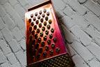Large Stainless Steel 4 Sides Grater Slicer with Handle, Multifunctional Cutter Planing for Ginger, Garlic, Cucumbers, Carrots, Cheese, Potato, Ergonomic Design Kitchen Gadgets Accessories Gold