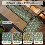KIMODE Kitchen Mats for Floor Cushioned Anti Fatigue 2-Piece Comfort Mat