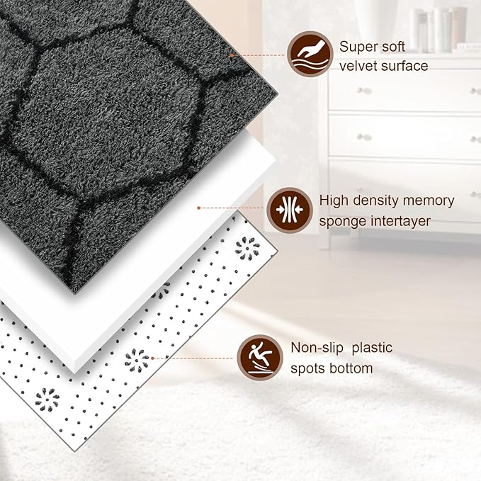 TWINNIS Super Soft Shaggy Rugs Fluffy Carpets, 6x9 Feet, Indoor Modern Plush - Image 2