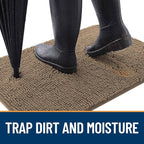 OLANLY Dog Door Mat for Muddy Paws 70x46, Absorbs Moisture and Dirt, Absorbent - Image 2