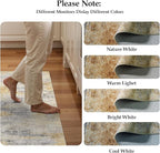 4x10 Washable Kitchen Runner Rug: Modern Abstract Wide Runners - Image 7