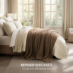 EVERGRACEHOME Chunky Chenille Knit Throw Blanket - Image 3