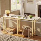 HOOBRO Narrow Console Table, 29.5" Small Entryway Table