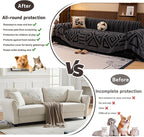 HANDONTIME Dark Grey Sofa Cushion Covers Boho Couch Sofa Covers Short Plush - Image 6