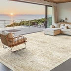 Washable Area Rug 10x14, Large Soft Rugs by Soalmost