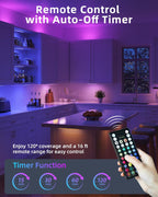 EZVALO 80RGB Color Changing Under Cabinet Lighting, Led Shelf Lights