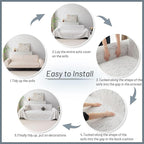 MYSKY HOME Couch Covers for 3 Cushion Couch Sofa, Sectional Couch Cover L Shape - Image 7