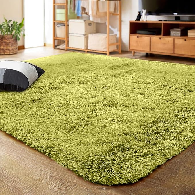 LOCHAS Ultra Soft Indoor Modern Area Rugs Fluffy Living Room Carpets by LOCHAS