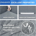 ZNSAYOTX 1 Piece Jacquard Chair Slipcovers - Image 4