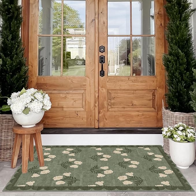 Floral Outdoor Rug - Image 4