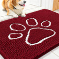 Smiry Dog Door Mat for Muddy Paws, Absorbent Dirt Trapper Non Slip Quick Dry by Smiry