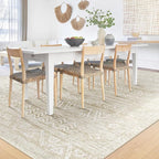 6x9 Area Rugs for Living Room: Washable Moroccan Geometric Boho Rug Farmhouse - Image 3