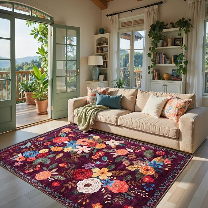 Living Room Rugs, Area Rugs 5x8 Rug by WelcometoBabovid