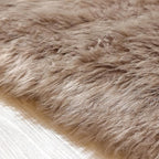 ORINOVA Beige Area Rugs for Living Room Bedroom Nursery 9X12 Washable Faux - Image 9
